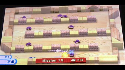 Wii Play - Tanks - Missions 1-100 Complete (21 lives left!) - YouTube