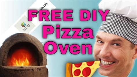 Build a GIGANTIC DIY Earthen Pizza Oven - Cheap | Free! Outdoor Cooking - YouTube