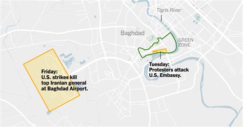 Maps: How the Confrontation Between the U.S. and Iran Escalated - The ...