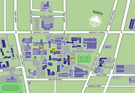 Laurier map arts building