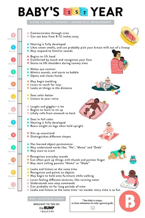 Baby Developmental Milestones and Chart | Baby advice, Baby information, Baby milestones