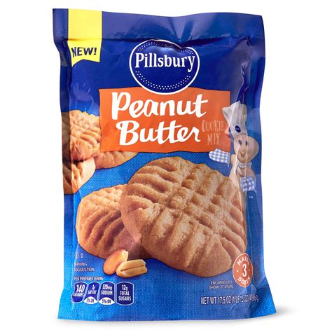 Pillsbury Baking Pillsbury 17.5oz Peanut Butter Cookie - Walmart.com