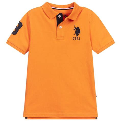 U.S. Polo Assn. - Orange Logo Polo Shirt | Childrensalon Outlet