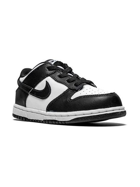 Nike Kids White & Black Dunk Low Big Kids Sneakers In White/black/white ...