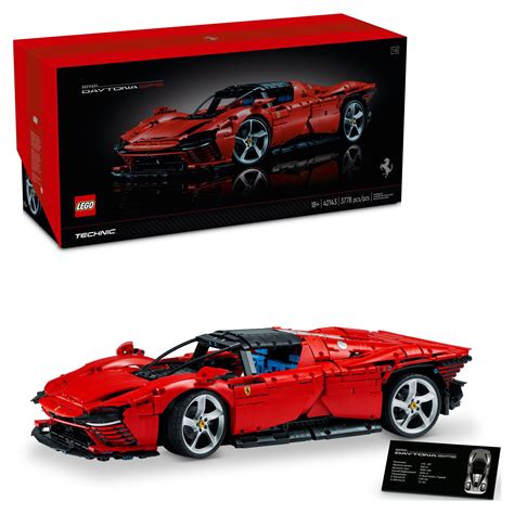 LEGO Technic Ferrari Daytona SP3 42143, Race Car Model Building Kit, 1: ...