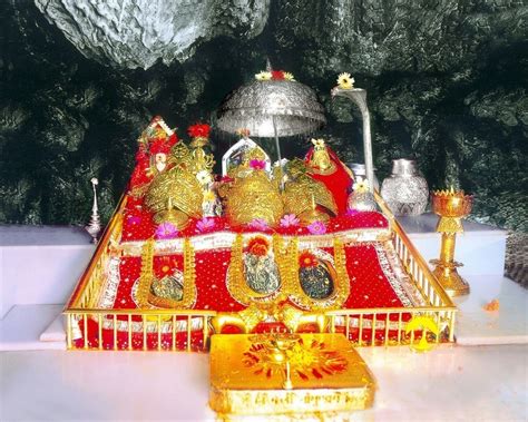 Mata Vaishno Devi Aarti - Vaishno Devi (#3175880) - HD Wallpaper & Backgrounds Download