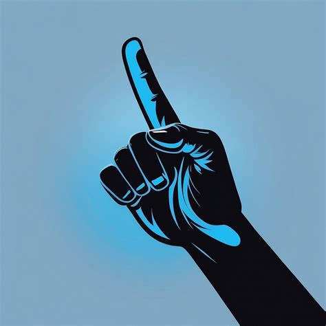 Index Finger Logo Art Print Free Stock Photo - Public Domain Pictures