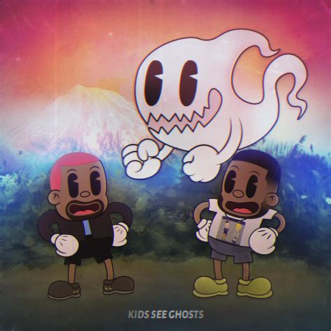 Kanye West & Kid Cudi - KIDS SEE GHOSTS by me @disneyprince on IG in 2022 | Album artwork cover ...