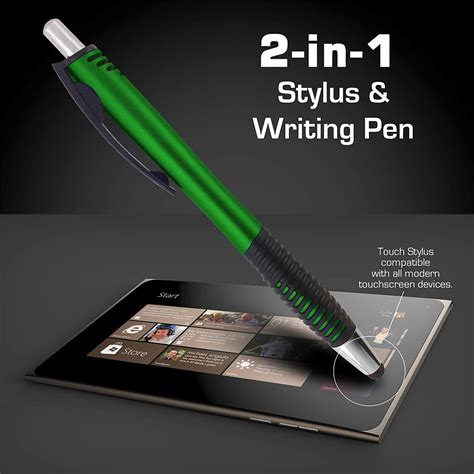 Stylus for touch screens Pen with Ball Point Pen,for Universal Touch S ...