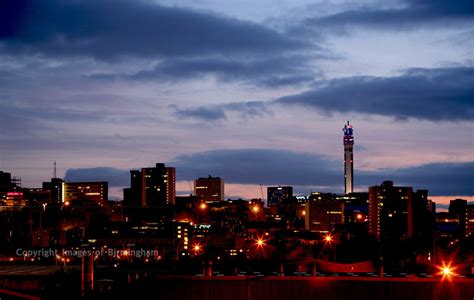 Images of Birmingham Photo Library Birmingham Skyline at night.