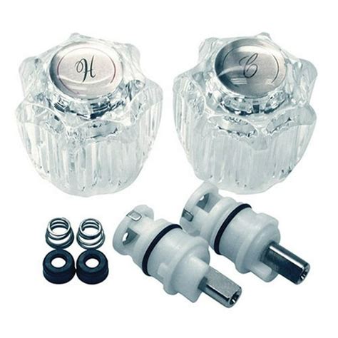 Danco 39675 Complete Faucet Repair Trim Kit, Clear, For Delta/Delux Double Handle Faucets ...