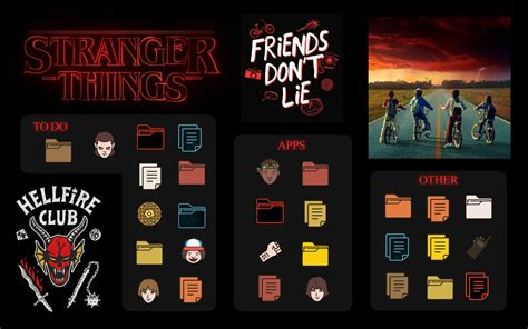 Stranger Things Folder Icons - Free Windows & Mac Folder Icons