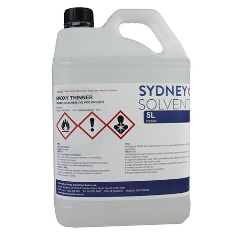 Epoxy Thinner 5 Litre | Sydney Solvents