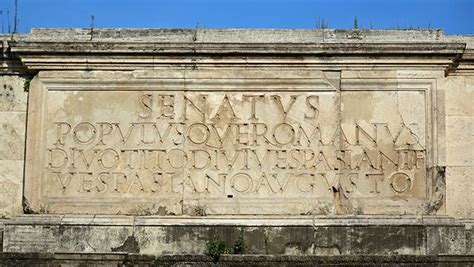 RomeT11 Arch of Titus Inscription of Senate Acclamation | Arch of titus, Rome travel, Arch