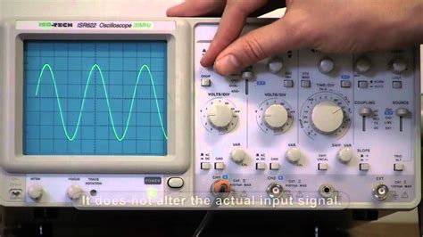 How to use an oscilloscope with an A/C source - YouTube