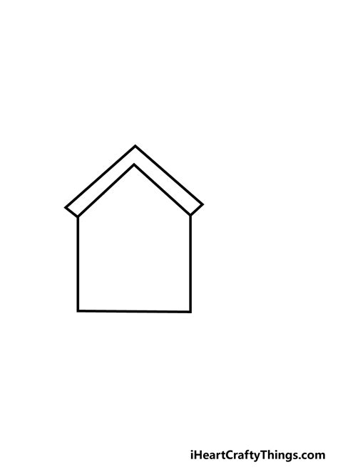 House Drawing - How To Draw A House Step By Step