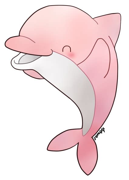 Pink Dolphin by Astrastel on DeviantArt