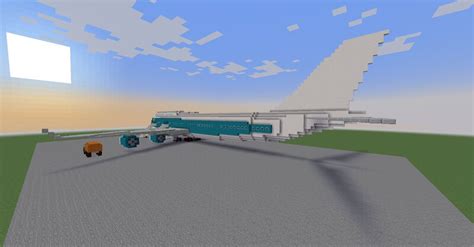 boeing 747 Minecraft Map