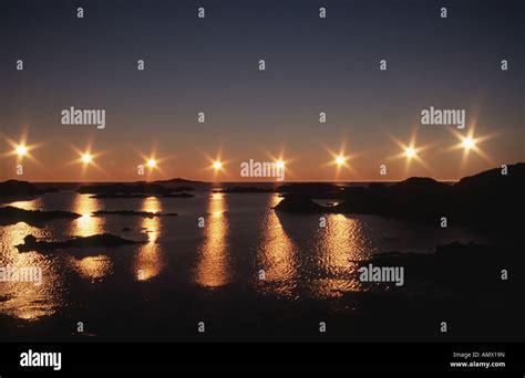 way of the midnight sun, Norway, Vesteralen Stock Photo - Alamy