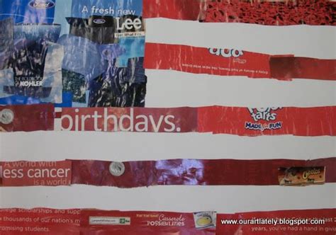 we heart art: American Flag Collage