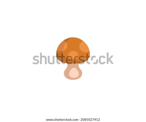 Mushroom Vector Isolated Icon Mushroom Emoji Stock Vector (Royalty Free) 2085027412 | Shutterstock