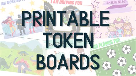 Printable Token Boards | ABH Academy