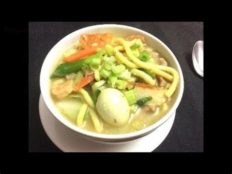 Recipe of the Day Lomi Egg Noodles Soup - YouTube