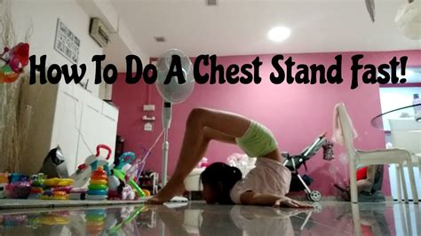 How to do a chest stand fast! 💗 - YouTube