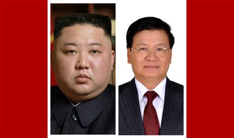 Kim Jong Un felicita Thongloun Sisoulith - Portal RPDC