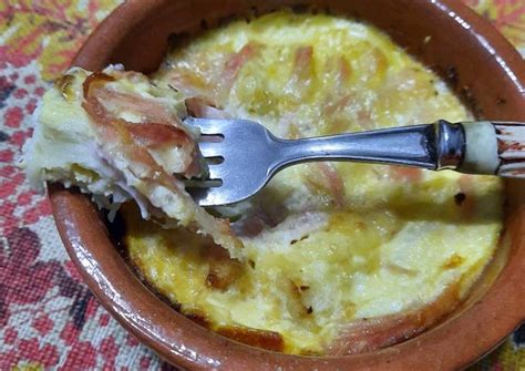 Cazuelas de papa, panceta, pollo y brócoli Receta de La profe Luisa ...