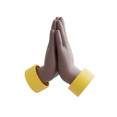 🙏 Folded Hands 3D - Royalty-Free GIF - Animated Sticker - Free PNG ...