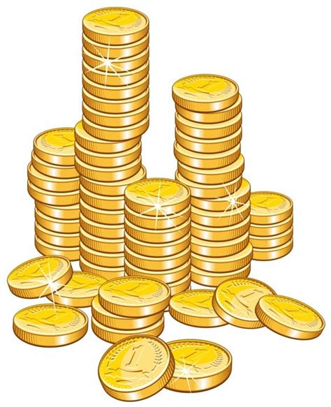 Stack Of Coins drawing free image download