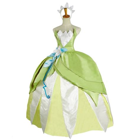 Disney the Princess and the Frog Princess Tiana cosplay costume ...