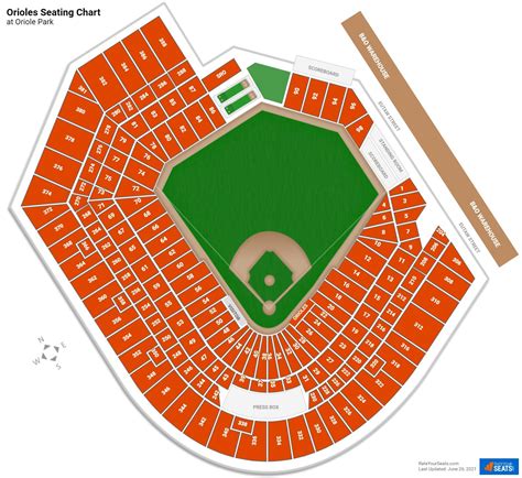 Camden Yards Seat Map | Brokeasshome.com