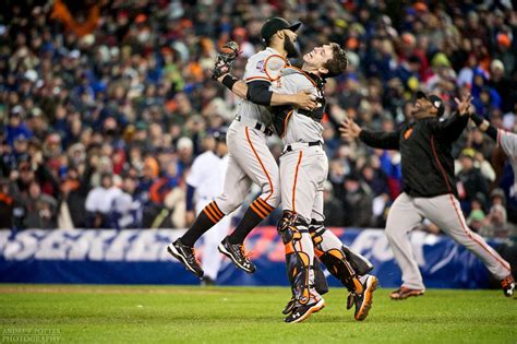 10/28/12. SERGIO ROMO strikes out Miguel Cabrera and the Giants sweep the Detroit Tigers in the ...