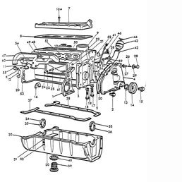 New Holland 8N - FORD 4 CYL AG TRACTOR(01/47 - 12/52) Parts Diagrams