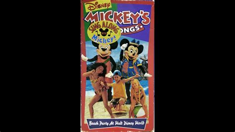 Opening to Mickey's Fun Songs - Beach Party at Walt Disney World 1995 ...