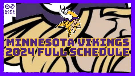 Vikings 2024 Football Schedule - Rheta Charmion