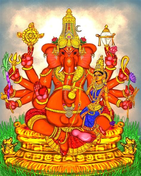 Jai Ganesh, Ganesha Art, Ganesha Painting, Devi Durga, Shiva Shakti ...