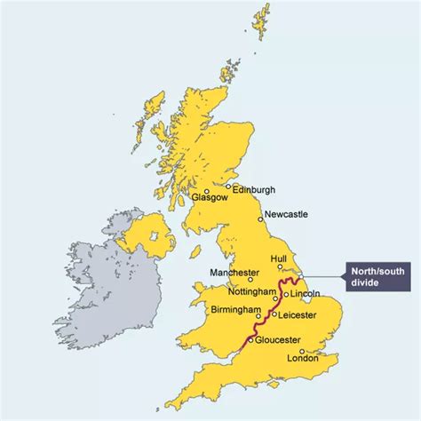 Map of where 'The North' ends and 'The South' begins sparks furious debate - Wales Online