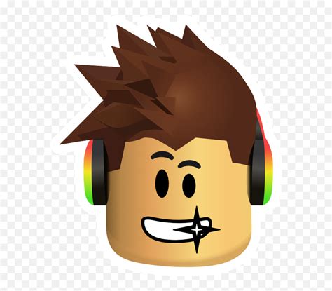 Roblox Character Head Sticker In 2020 - Roblox Character Png,Roblox Head Transparent - free ...