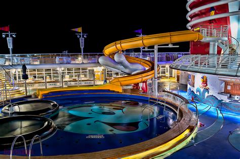 The Mickey Pool at 6 AM • The Disney Cruise Line Blog