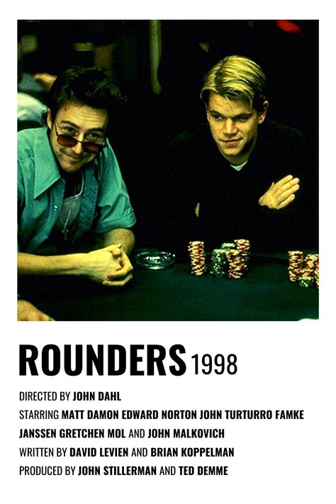 rounders | Good movies to watch, Movies to watch, New movies to watch