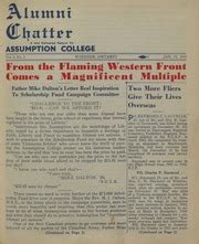 Assumption College Alumni Chatter 1945 : Assumption College (Windsor ...