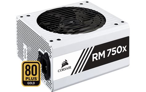 Corsair RM750x White 750 Watt Fully Modular ATX PSU/Power Supply ...