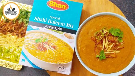 Shan Haleem Recipe | Easy Pressure cooker Haleem / Shahi Haleem ...