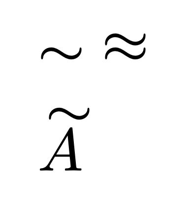 formatting - Half of approx symbol - TeX - LaTeX Stack Exchange