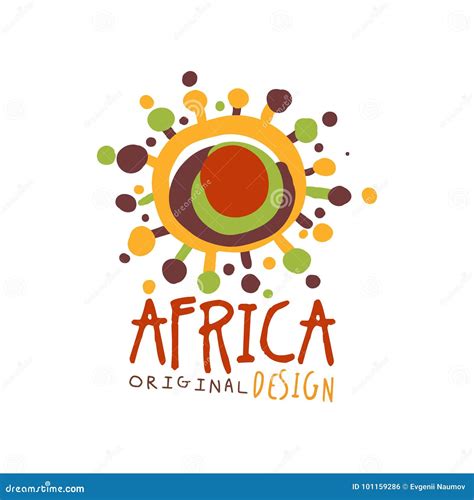 Original African Abstract Logo Template Stock Vector - Illustration of ...