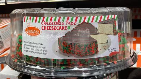 Costco Is Selling Festive Junior's Christmas Tree Cheesecakes