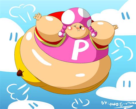 Power-ballooned Toadette by Evil-Expander on DeviantArt